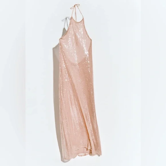 open lace back dress Zara High Quality Satin Bridesmaid Dress main image 1